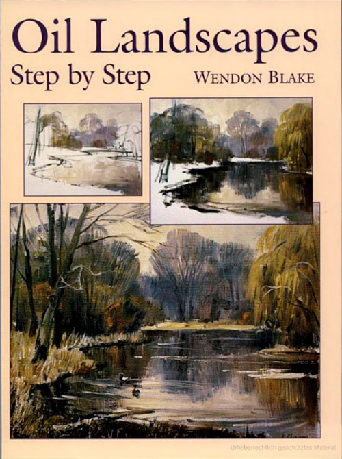 کتاب نقاشی مناظر رنگ روغن - گام به گام - وندون بلیک